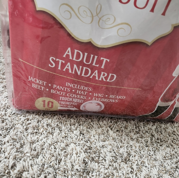 Plush Santa Suit Adult Standard - Picture 2 of 10